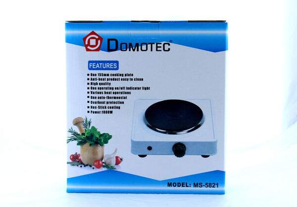 Електроплита Domotec MS 5821 диск (Настільна) (12) 3028 (шт.)
