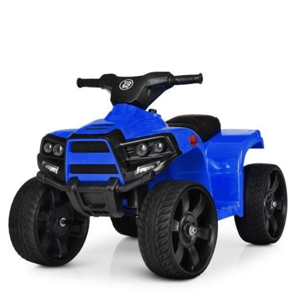 Квадроцикл M 3893EL-4 (1шт) 1мотор20W, 1акум 6V4, 5A, муз, світло, шкір. сидіння, колеса EVA, синій (шт.)