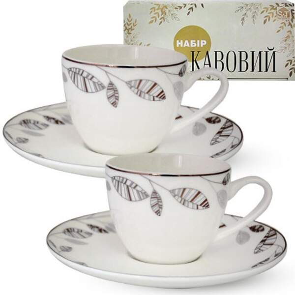 1453-3 Сервіз кавовий 12пр. Патіо (чашка 110мл, блюдце 13см) 1453-3 (шт.)