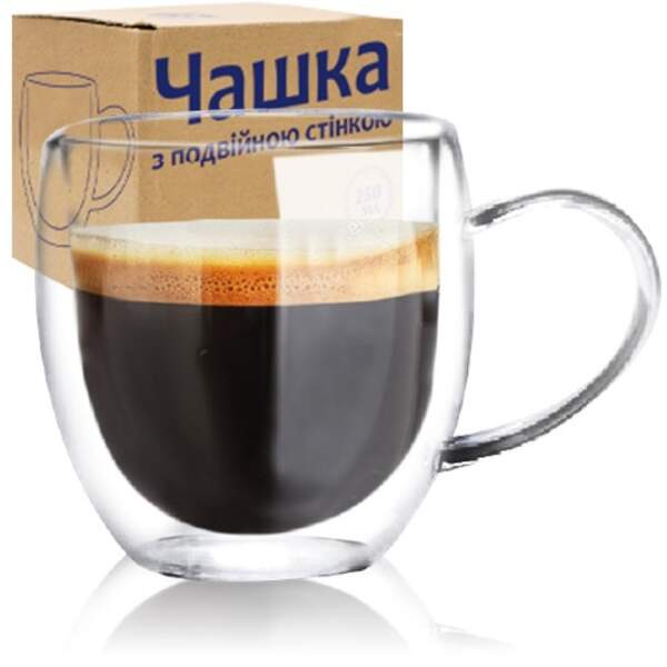 201-30 Чашка з подвійною стінкою 250мл 201-30 (шт.)
