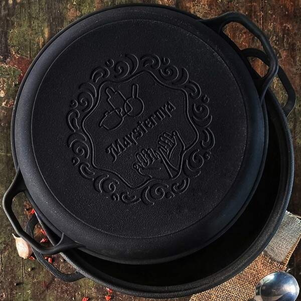 V12СРWok Казан узбецький WOK 12л з кришкою-сковородою V12СРWok (шт.)