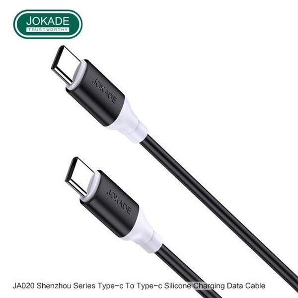 Кабель JOKADE JA020 PD60W (1 meter) (Type-C to Type-C) чорний (шт.)